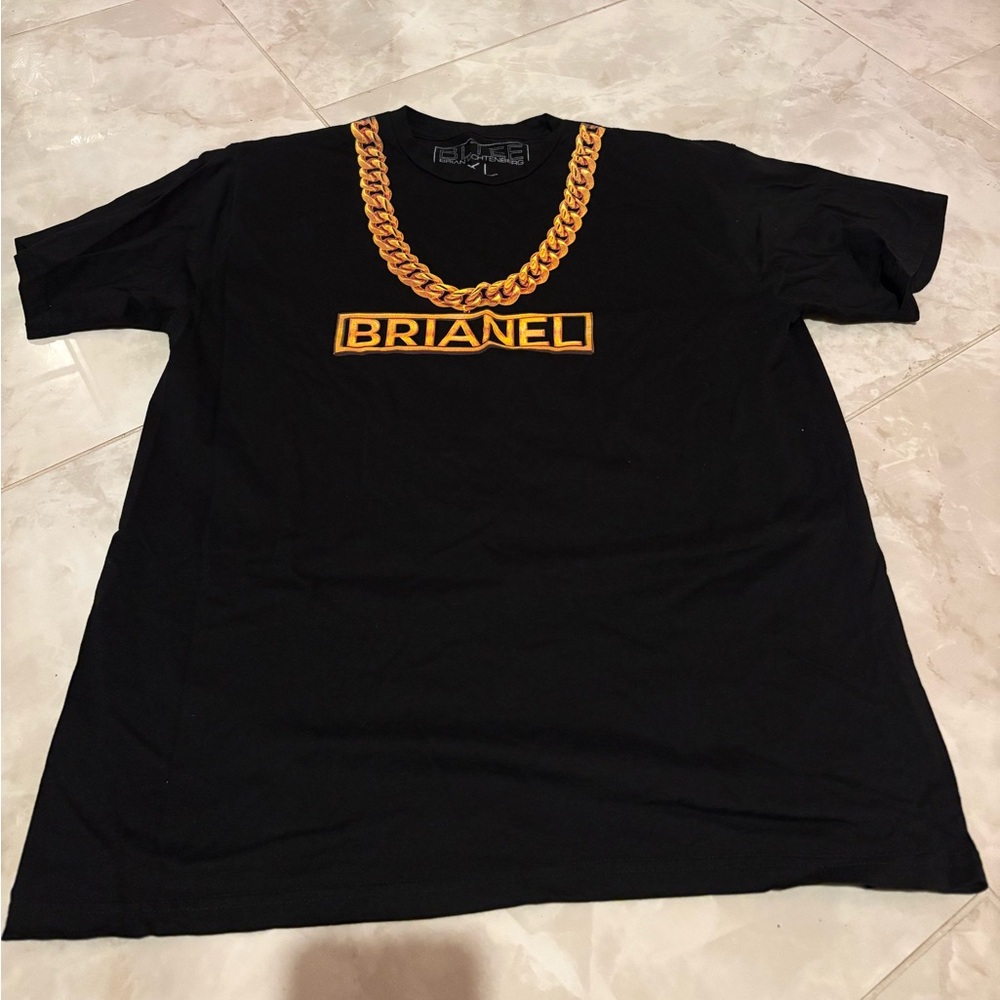 Brian Lichtenberg Black Graphic Women's Top